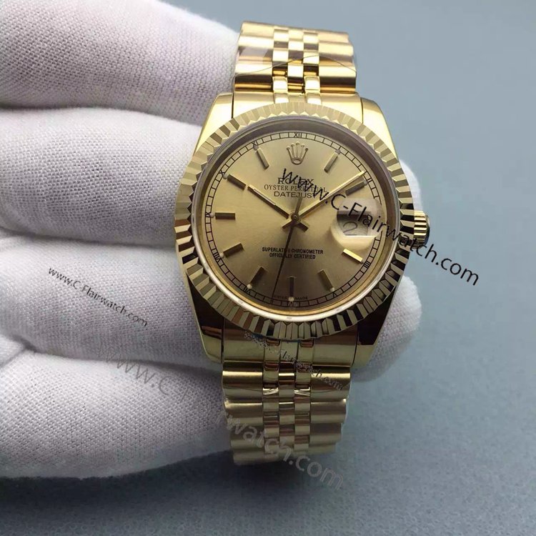 Rolex Datejust II Watch - All Gold Stick Markers- Swiss Quality Rolex Datejust II Watch - All Gold Stick Markers- Swiss Quality